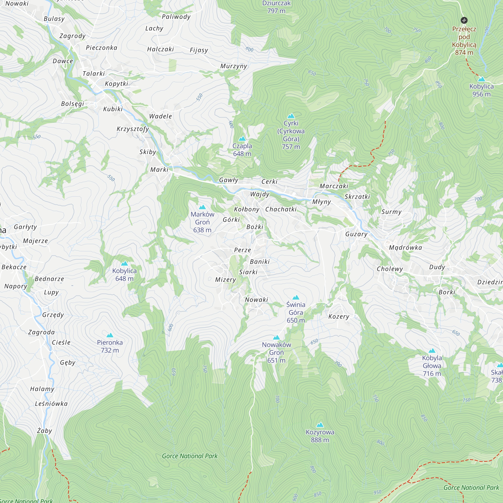 Schronisko Młodzieżowe map