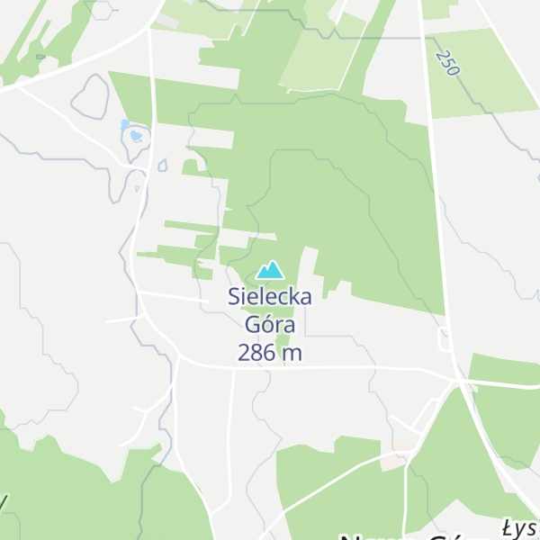Map of Sielecka Góra