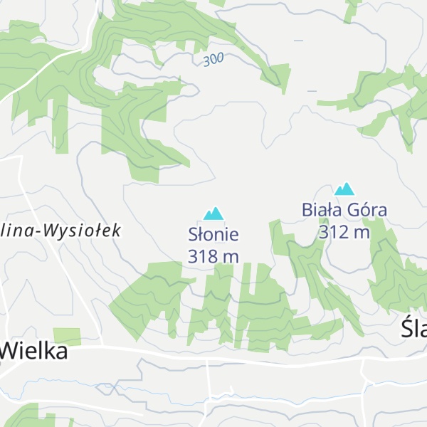Map of Słonie