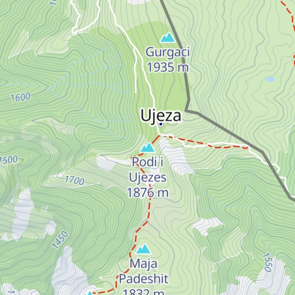 Map of Podi i Ujezes