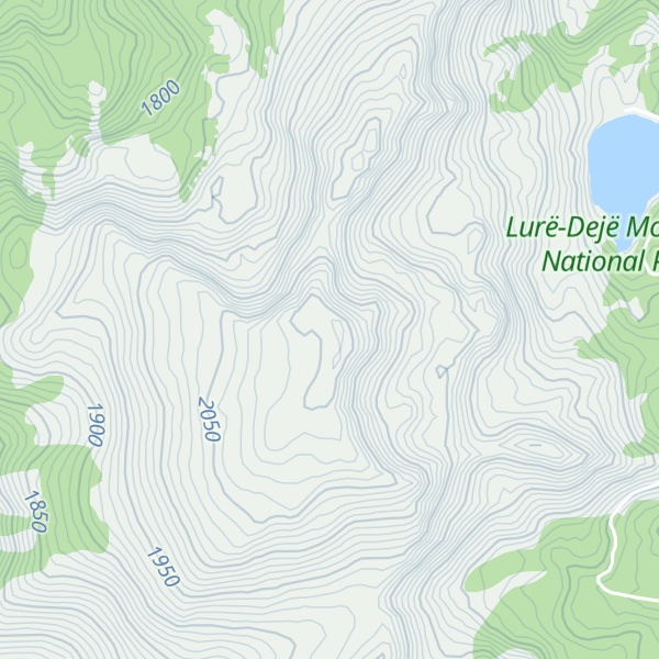 Map of Maja e Kunora e Lurës