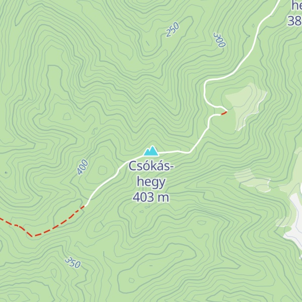 Map of Csókás-hegy