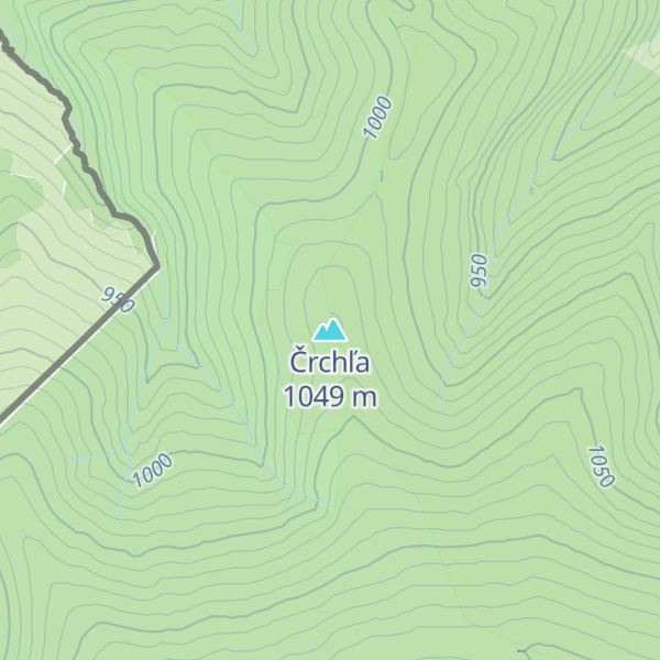 Map of Črchľa
