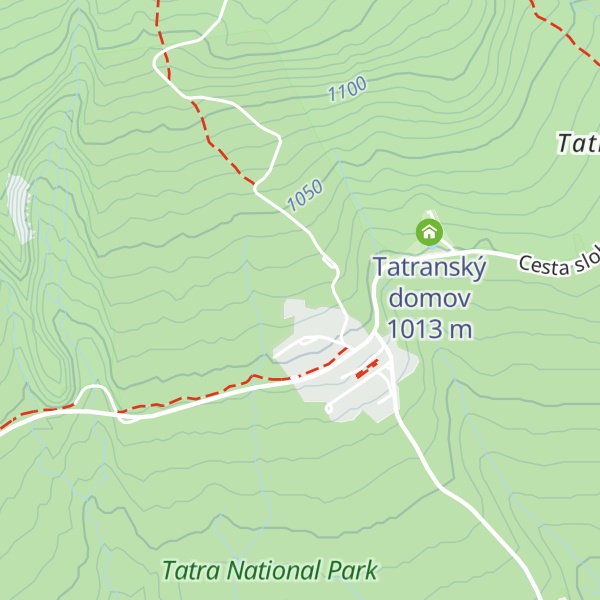 Map of Domček Hornád