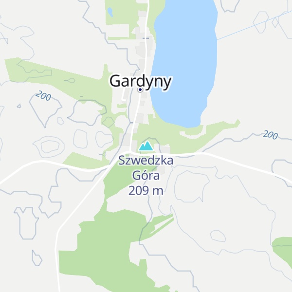 Map of Szwedzka Góra