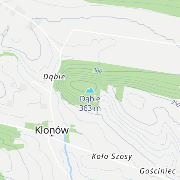 Map of Dąbie