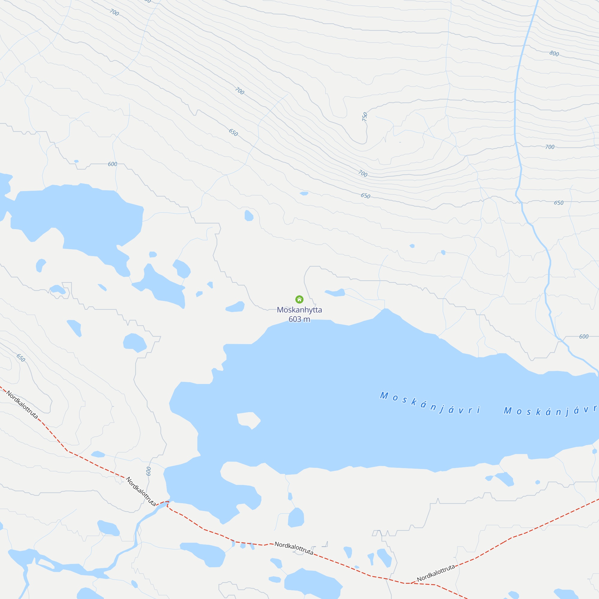 Moskanhytta map