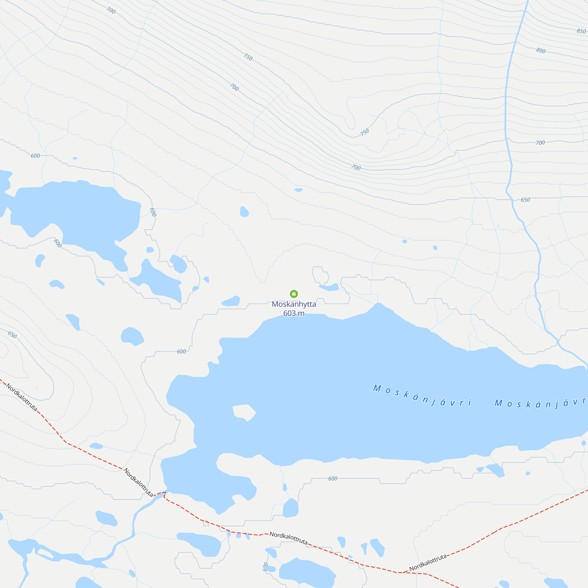 Moskanhytta map