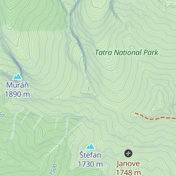Map of Nový vrch
