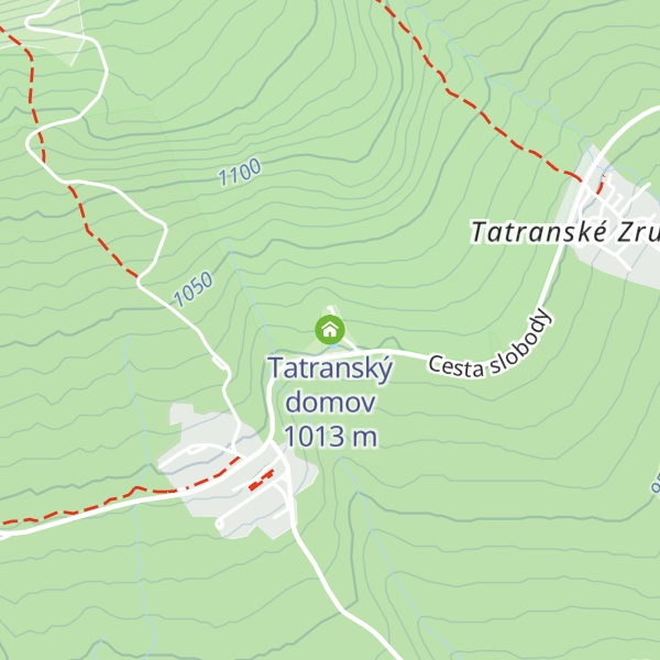 Map of Tatranský domov