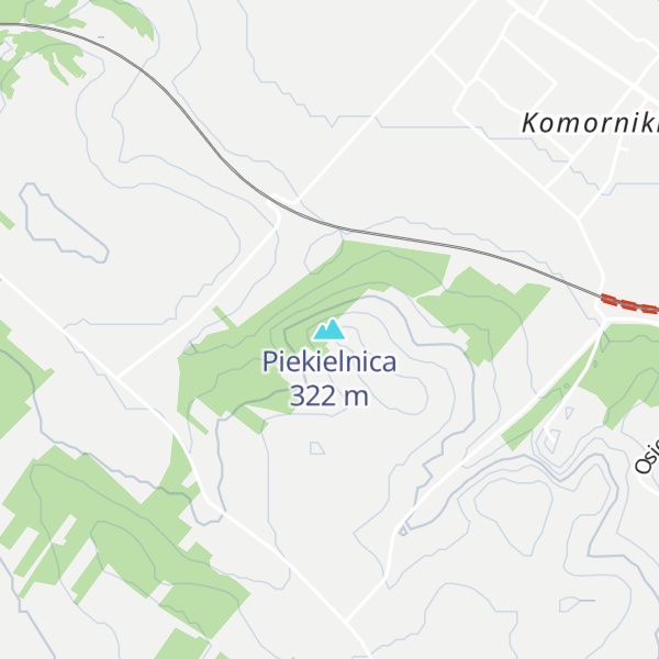 Map of Piekielnica