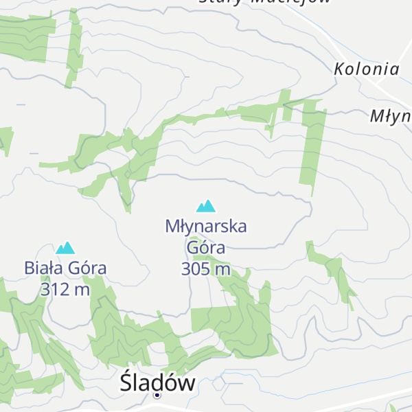 Map of Młynarska Góra