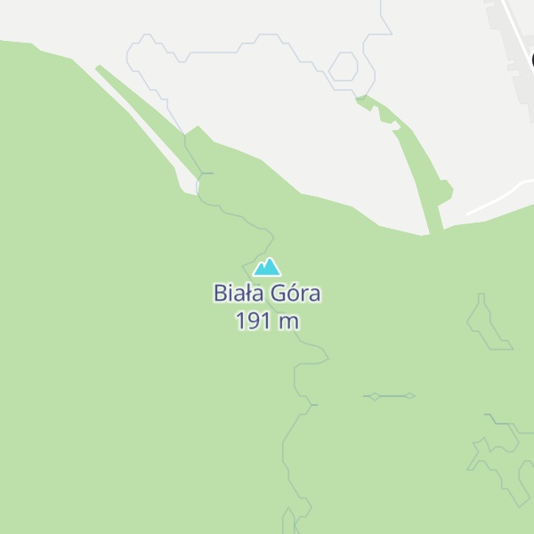 Map of Biała Góra