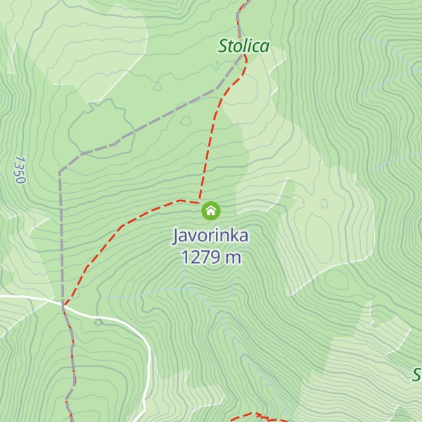 Map of Javorinka