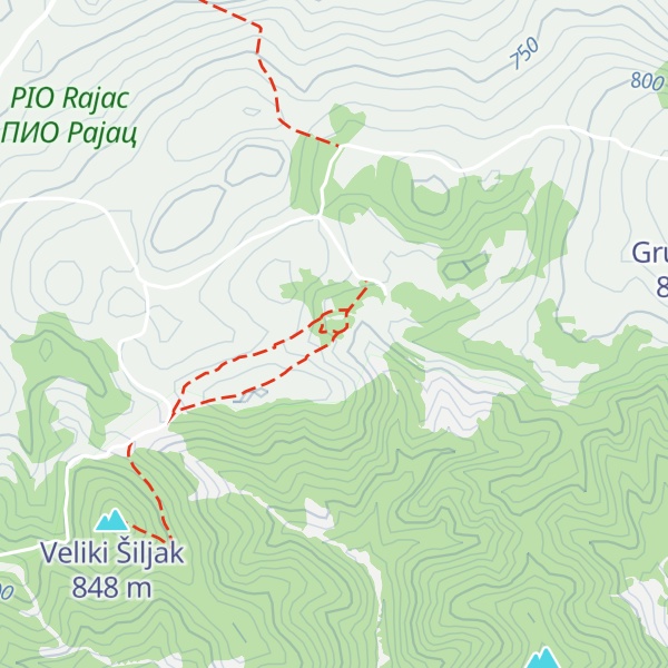 Map of Planinarska kuća „Dobra Voda”