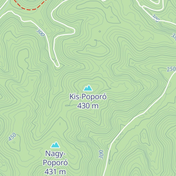 Map of Kis-Poporó