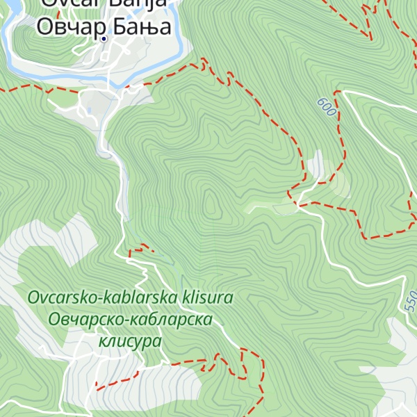 Map of Lisna stena