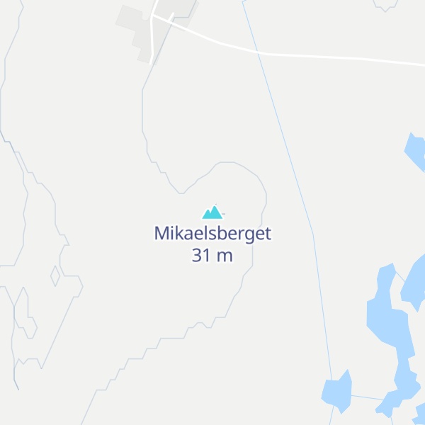 Map of Mikaelsberget