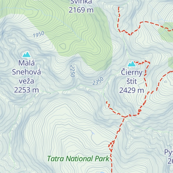 Map of Nižná Barania strážnica