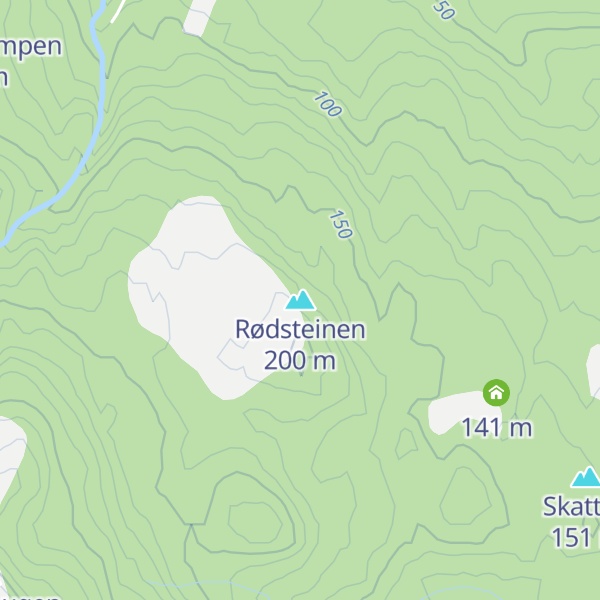 Map of Rødsteinen