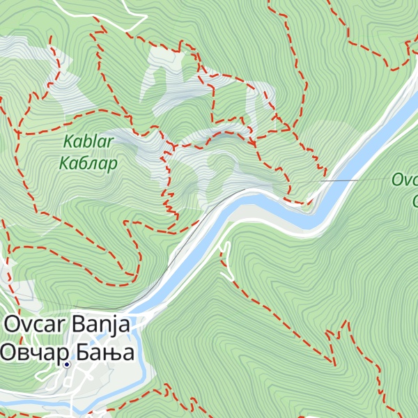 Map of Planinarski dom „Bogoljub Ćurić”