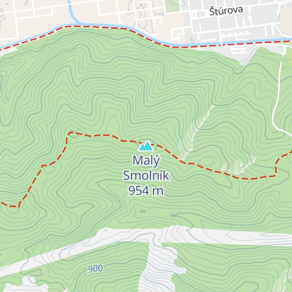 Map of Malý Smolník
