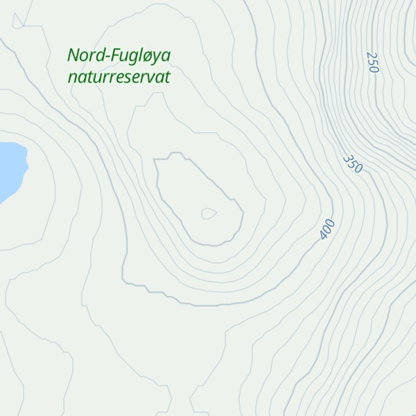 Map of Vatnfjellet