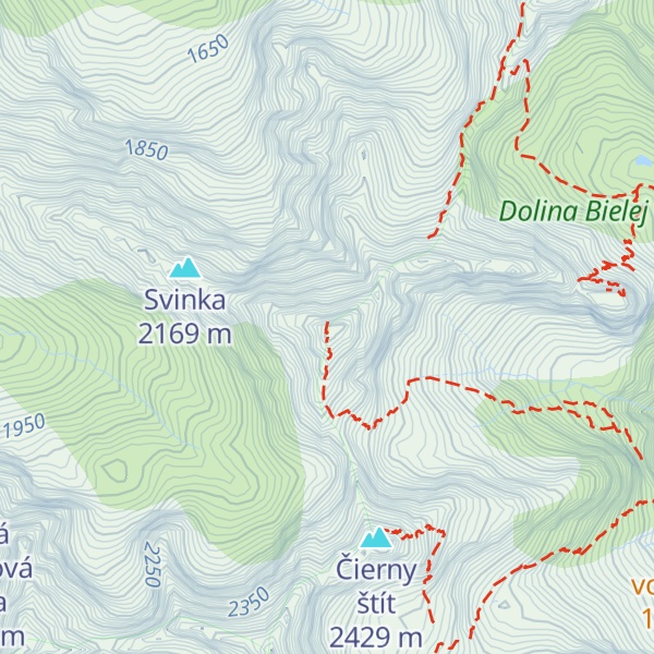 Map of Kolový štít