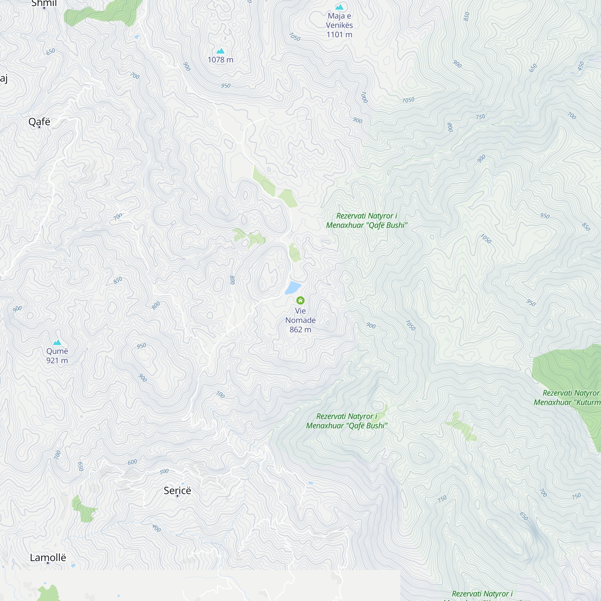 Vie Nomade map