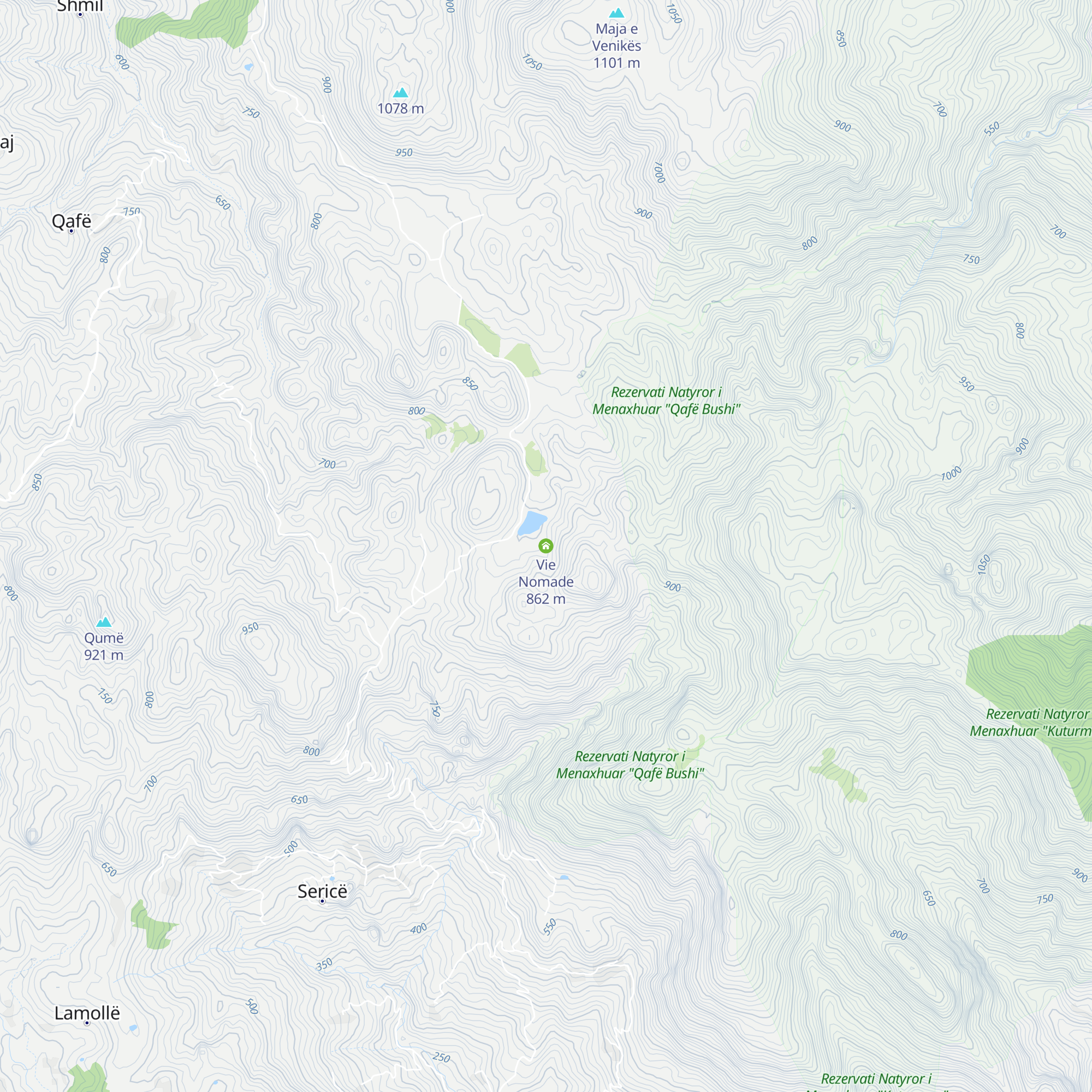 Vie Nomade map