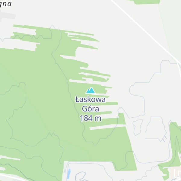 Map of Łaskowa Góra