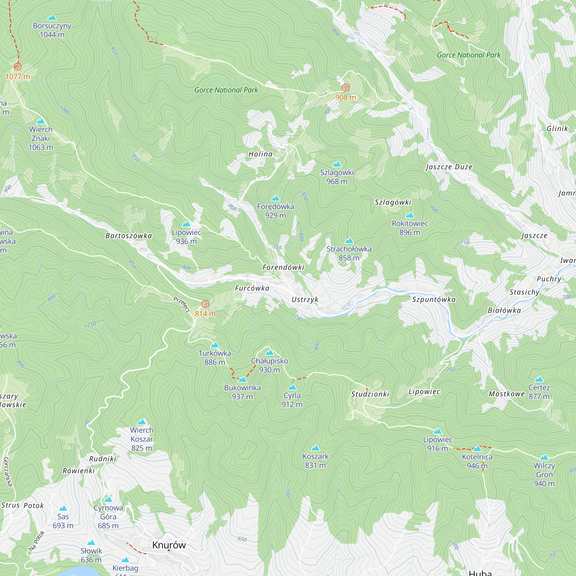 Schronisko Młodzieżowe "Ustrzyk" map