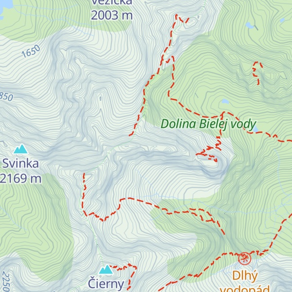 Map of Malý Kolový štít