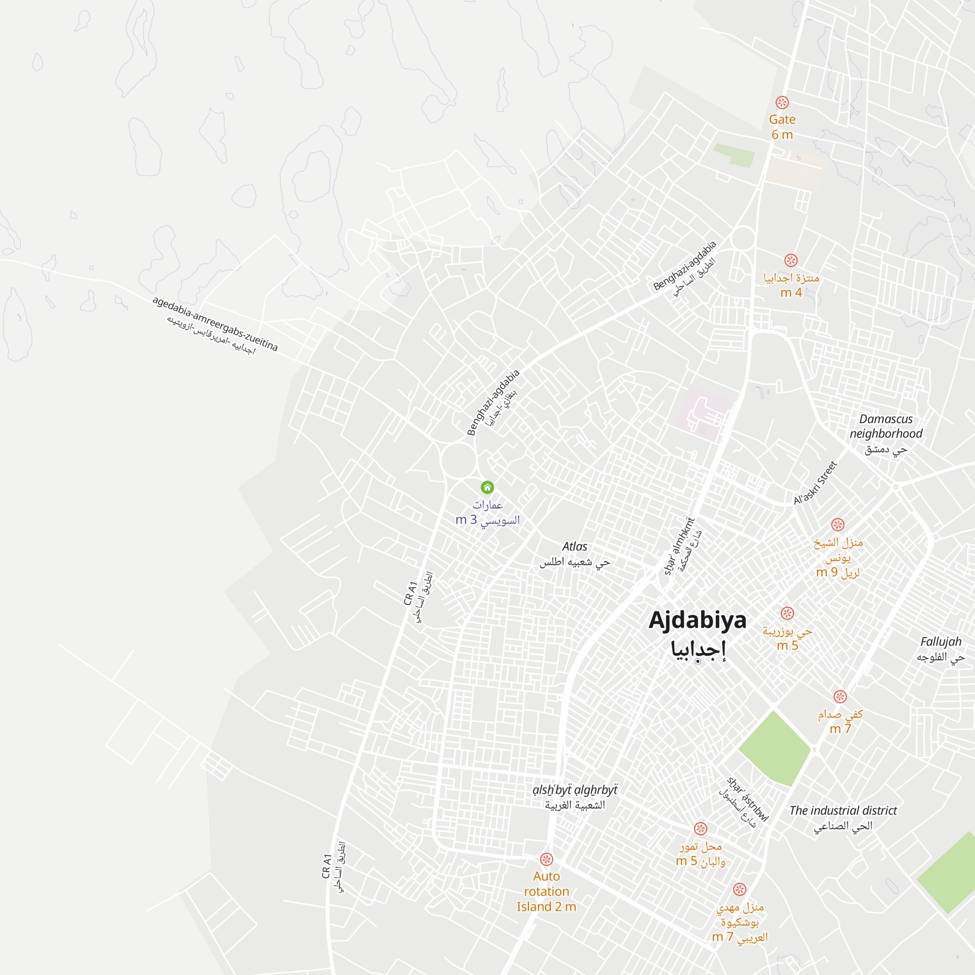 عمارات السويسي map