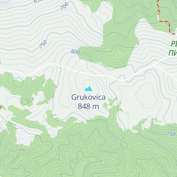 Map of Grukovica