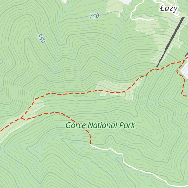 Map of Jaworzyna