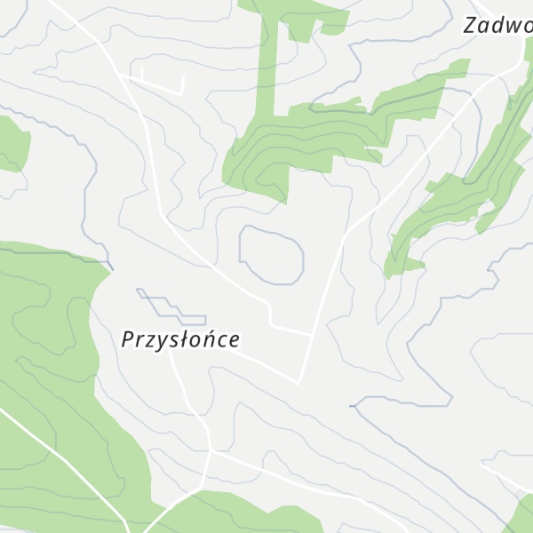 Map of Łysa Góra