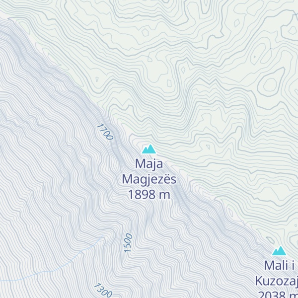 Map of Maja Magjezës
