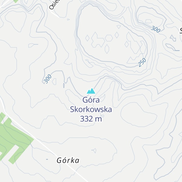 Map of Góra Skorkowska