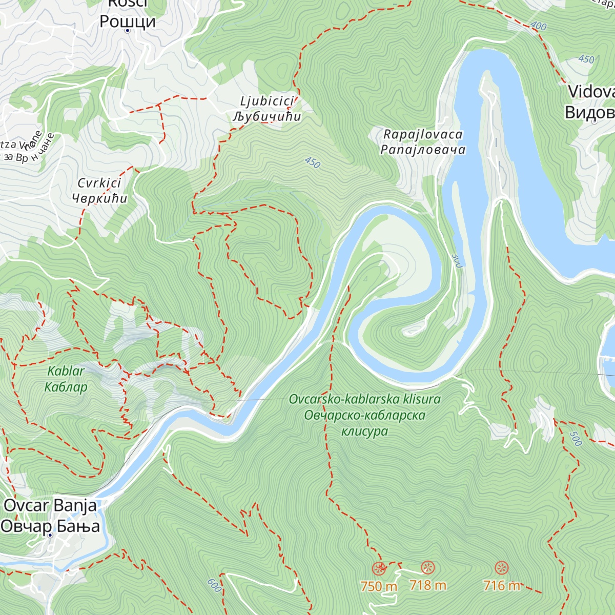 Planinarski dom PD „Kablar” map