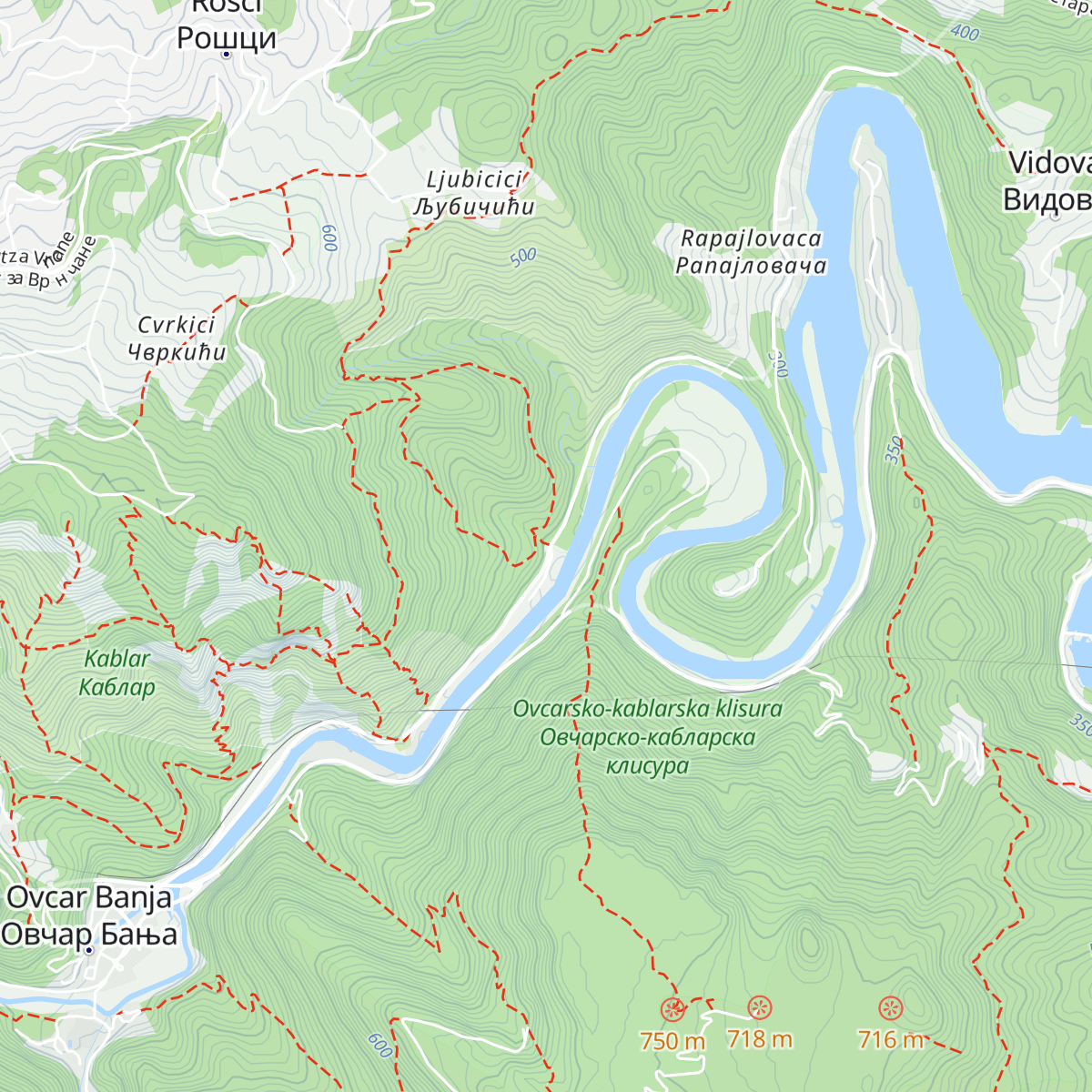 Planinarski dom PD „Kablar” map