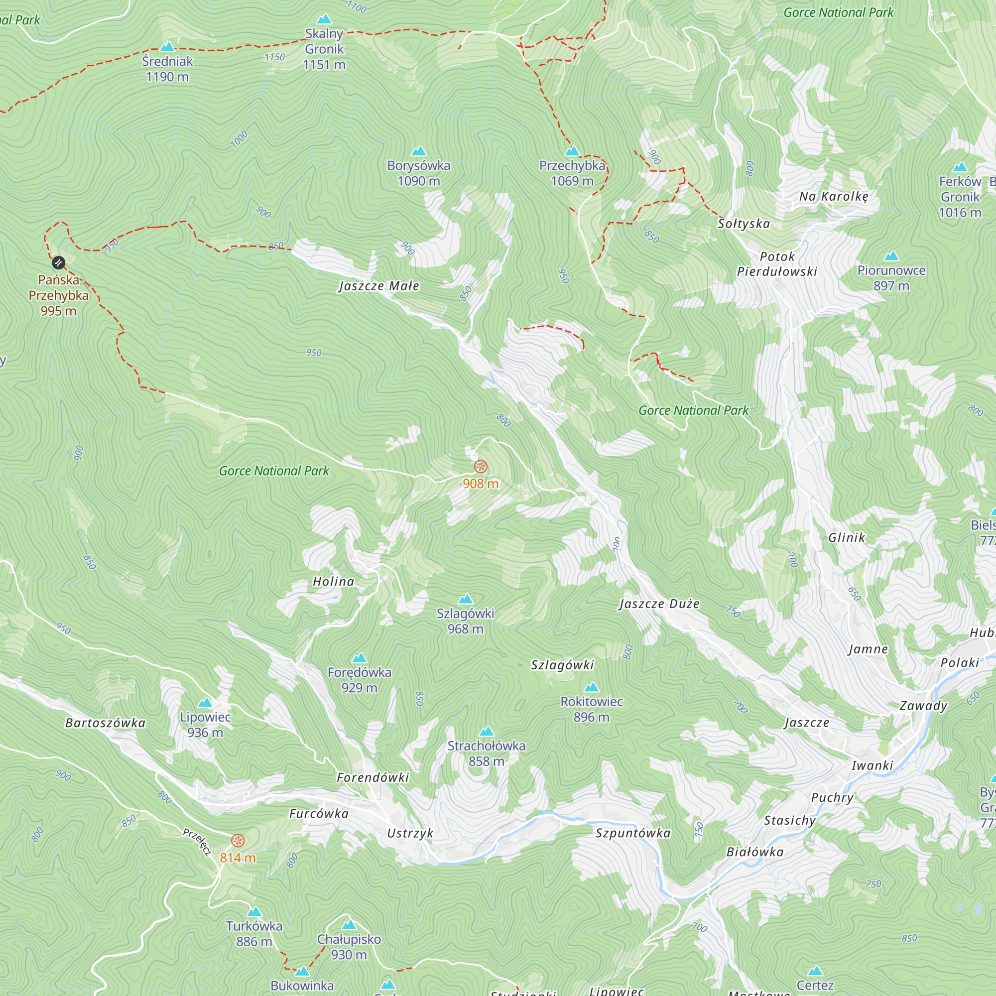 Chata u Krzycha map