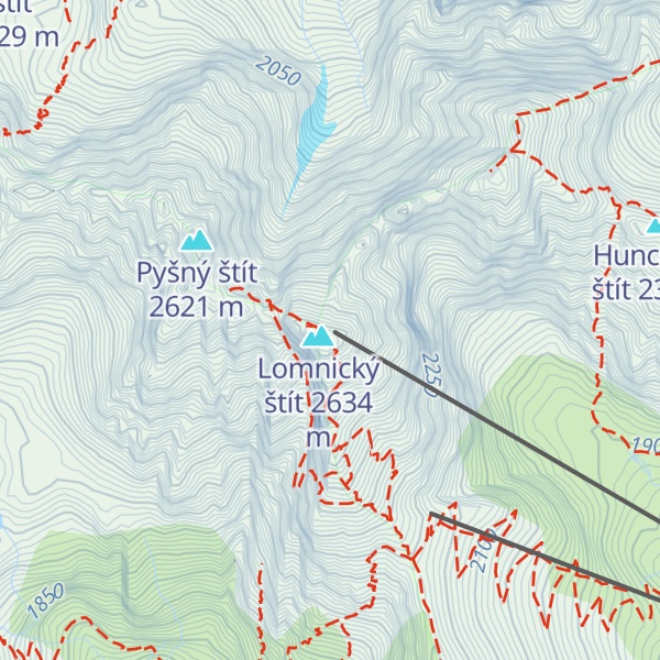Map of Kaviareň Dedo