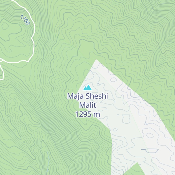 Map of Maja Sheshi Malit