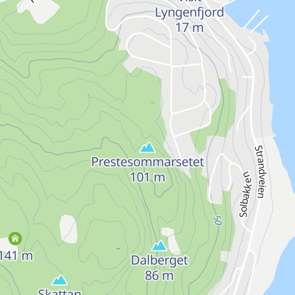 Map of Prestesommarsetet