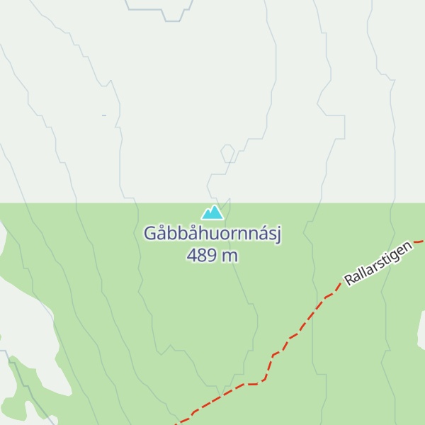 Map of Gåbbåhuornnásj