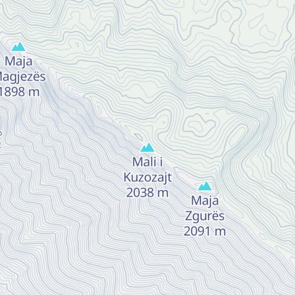 Map of Mali i Kuzozajt