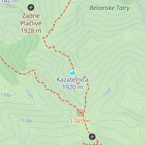 Map of Kazateľnica