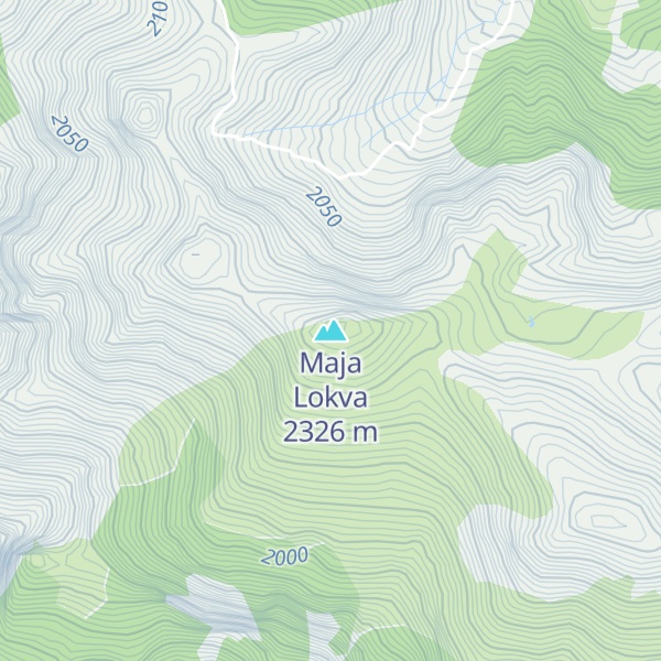 Map of Maja Lokva