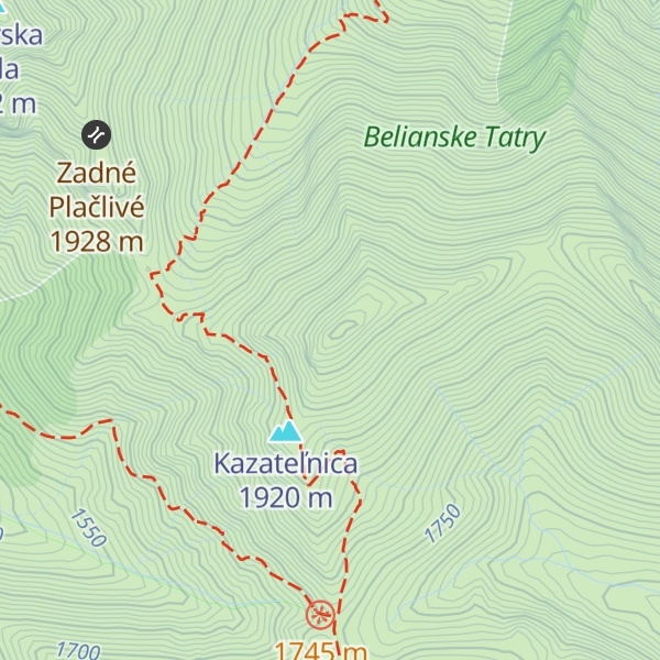 Map of Hlúpy